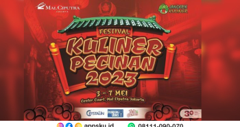 Festival Kuliner Pecinan 2023 di Mal Ciputra Jakarta. Sumber: Instagram @jangkrikkuliner