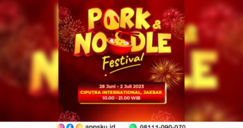 Festival Pork and Noodle Menggunakan Sistem POS Kasir dari AKU MPOS