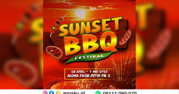 Sunset BBQ Festival 2023 di Aloha Pasir Putih PIK 2. Sumber: Dokumentasi Pribadi