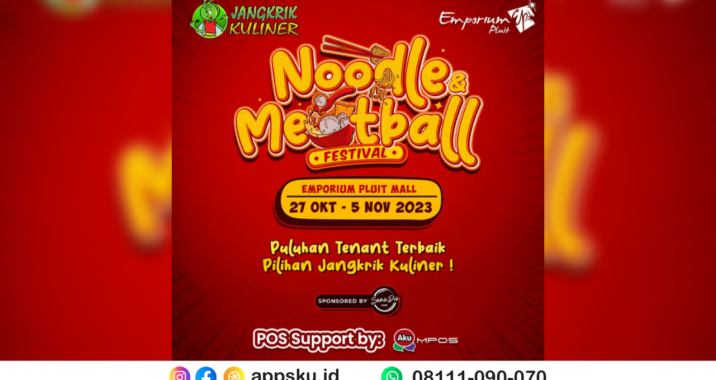 Noodle & Meatball Festival Emporium Pluit Mall. Sumber: Dokumentasi Pribadi