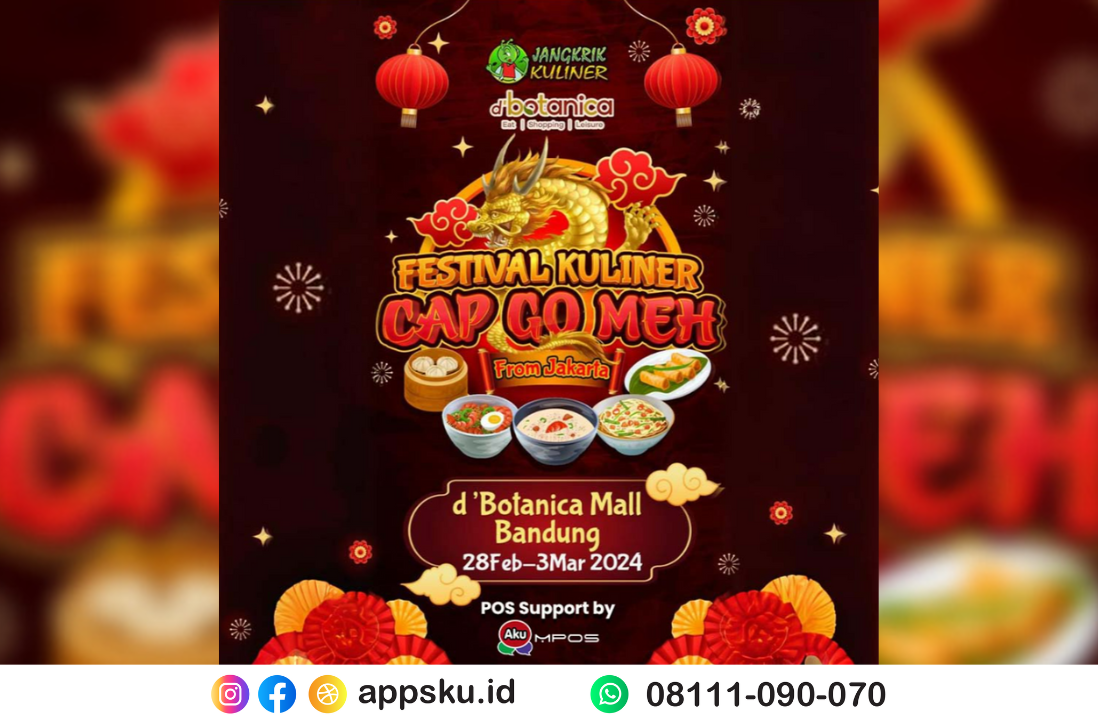 Kuliner Cap Go Meh Bandung. Sumber: Dokumentasi Pribadi