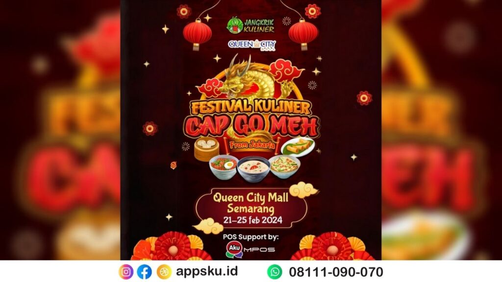 Festival Kuliner Cap Go Meh Jangkrik Kuliner di Semarang. Sumber: Dokumentasi Pribadi