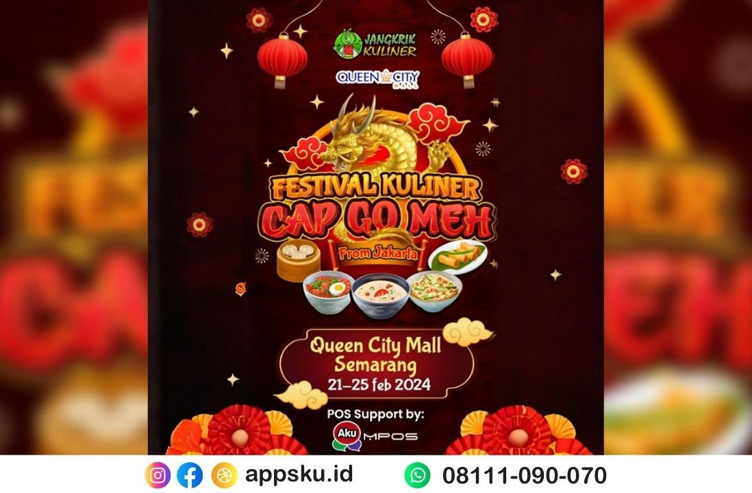Festival Kuliner Cap Go Meh Jangkrik Kuliner di Semarang. Sumber: Dokumentasi Pribadi
