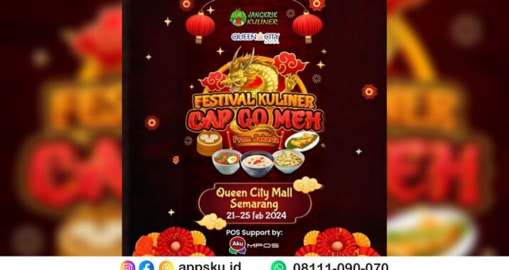 Festival Kuliner Cap Go Meh Jangkrik Kuliner di Semarang. Sumber: Dokumentasi Pribadi