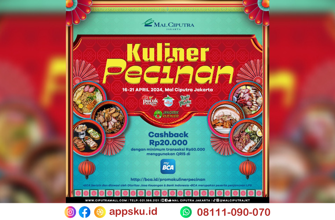 APPSKU Kuliner Pecinan - 16-21_04_2024 - Center Court Mal Ciputra Jakarta