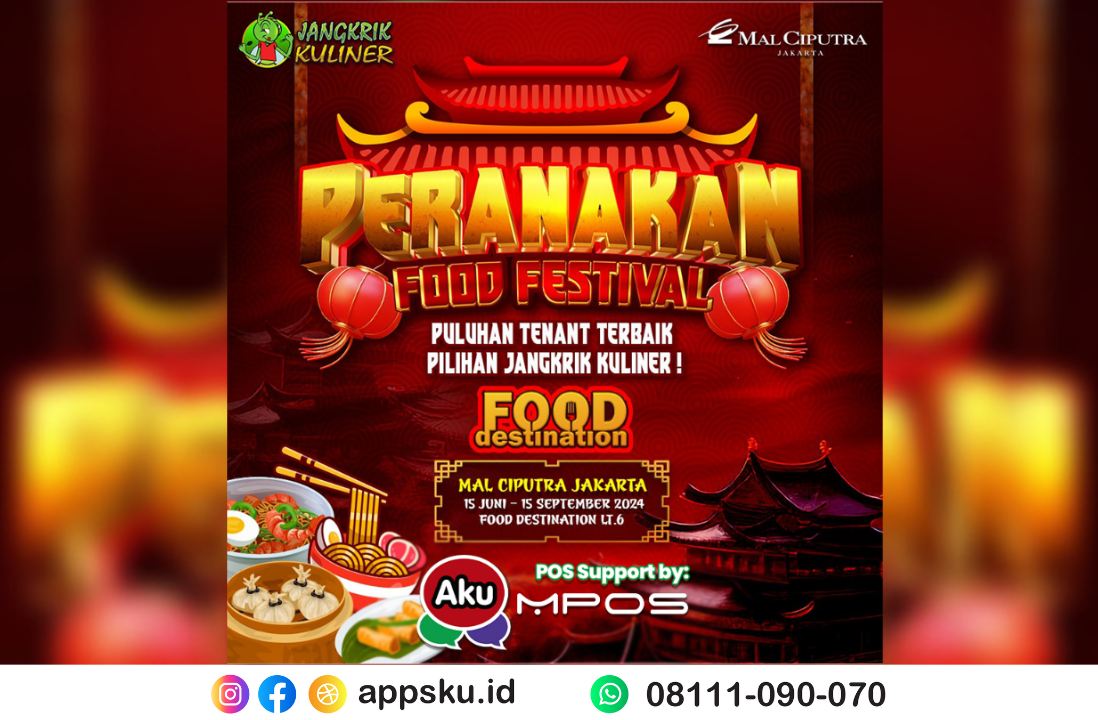 Spot Kuliner Food Court Food Destination Mall Ciputra Jakarta. Sumber: Dokumentasi Pribadi