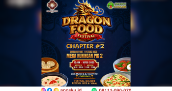 Festival Kuliner Dragon Point Patung Naga Mega Kuningan PIK 2. Sumber: Dokumentasi Pribadi