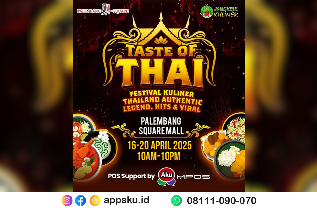 event kuliner palembang square mall