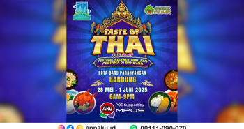 Festival Makanan dan Minuman Thailan di Bandung Kota Baru Parahyangan. Sumber: Dokumentasi Pribadi