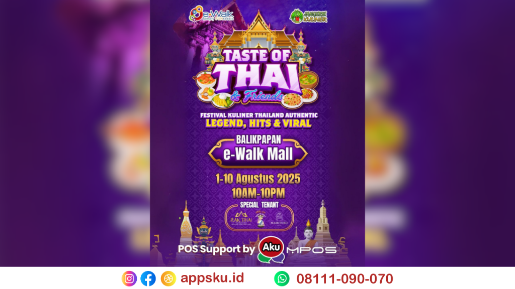 Festival Makanan Thailand di Balikpapan. Sumber: Dokumentasi Pribadi