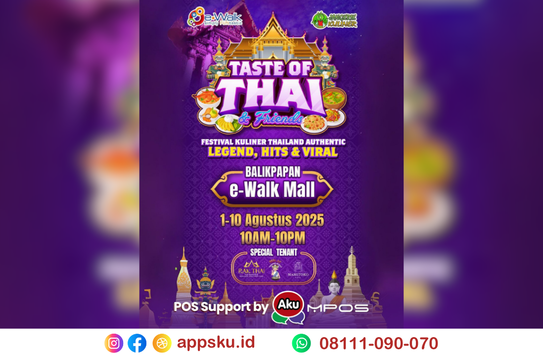 Festival Makanan Thailand di Balikpapan. Sumber: Dokumentasi Pribadi