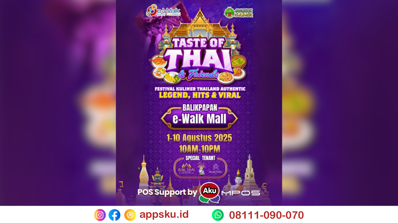Festival Makanan Thailand di Balikpapan. Sumber: Dokumentasi Pribadi
